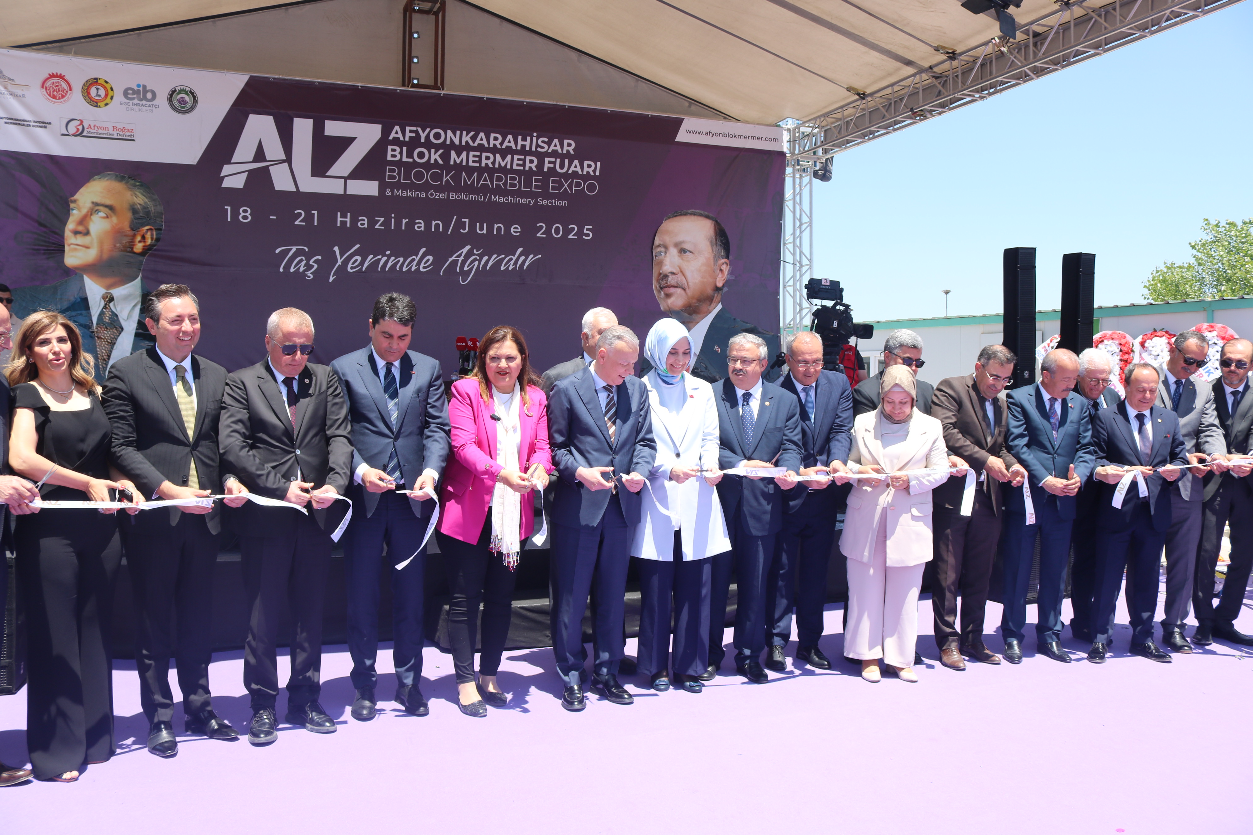 Afyonkarahisar ALZ Blok Mermer Fuarı Kapılarını Açtı!