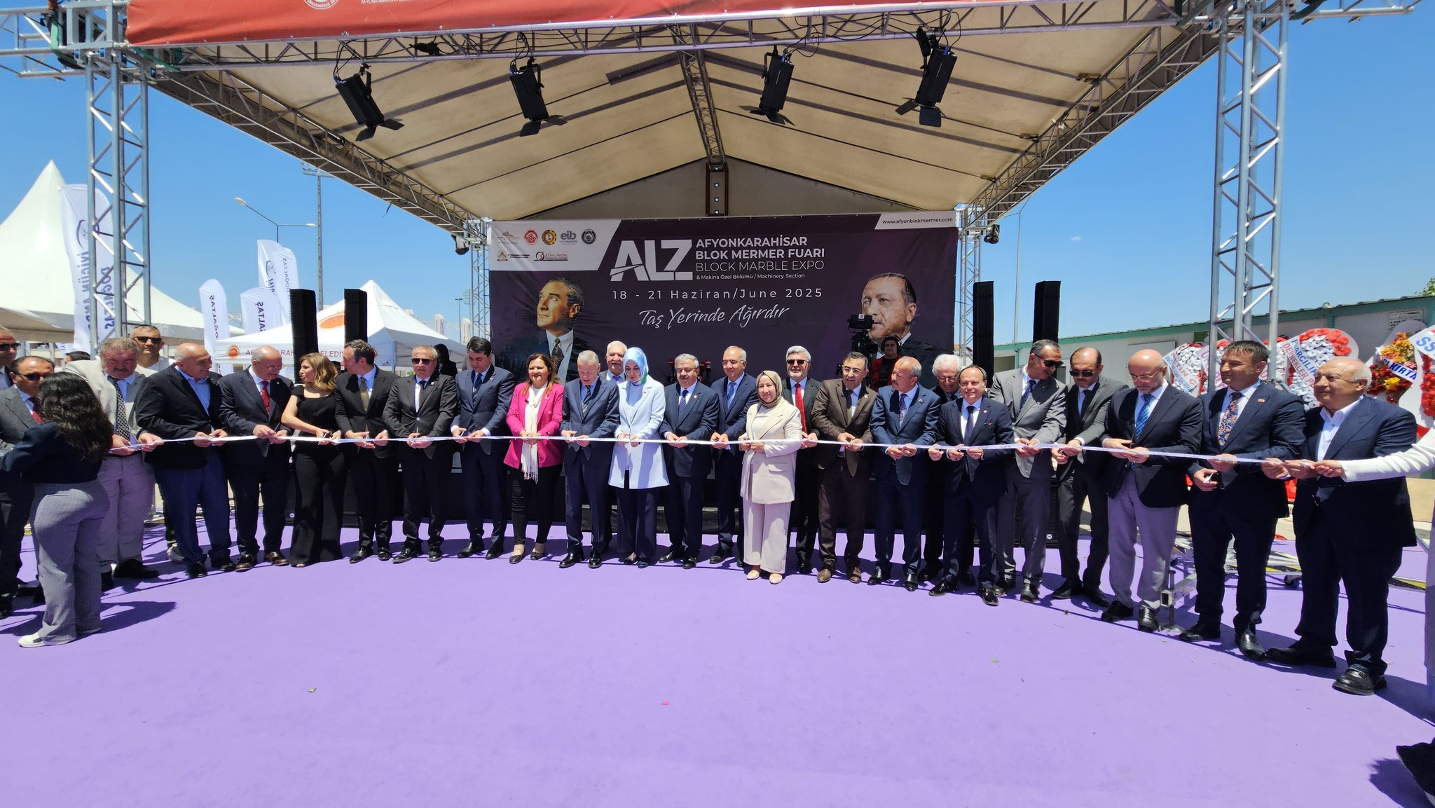 Afyonkarahisar ALZ Blok Mermer Fuarı Kapılarını Açtı!
