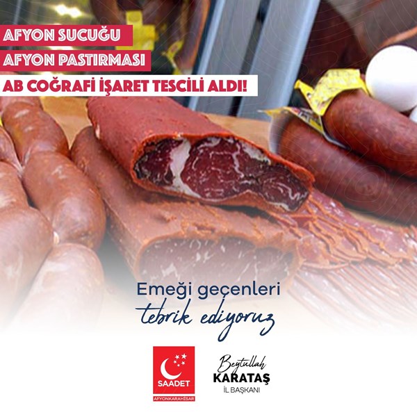 Başkan Karataş’tan Teşekkür