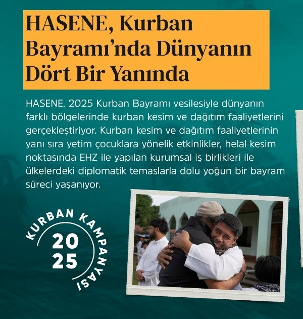 Hasene Vakfı’ndan 40 Yıldır Süren Hizmet Seferberliği