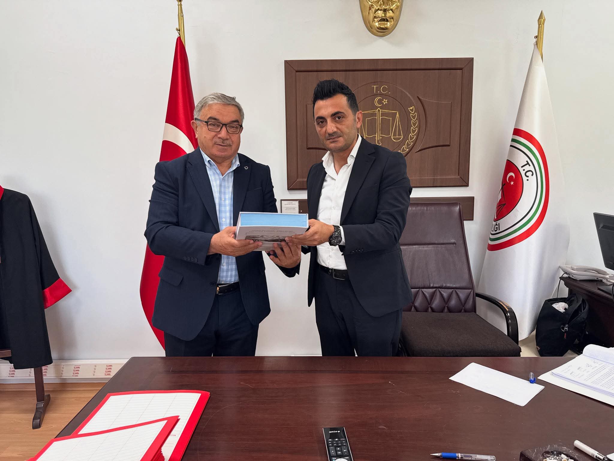 Başkan Özaşkın’dan Başsavcı Eroğlu’na Hayırlı Olsun Ziyareti
