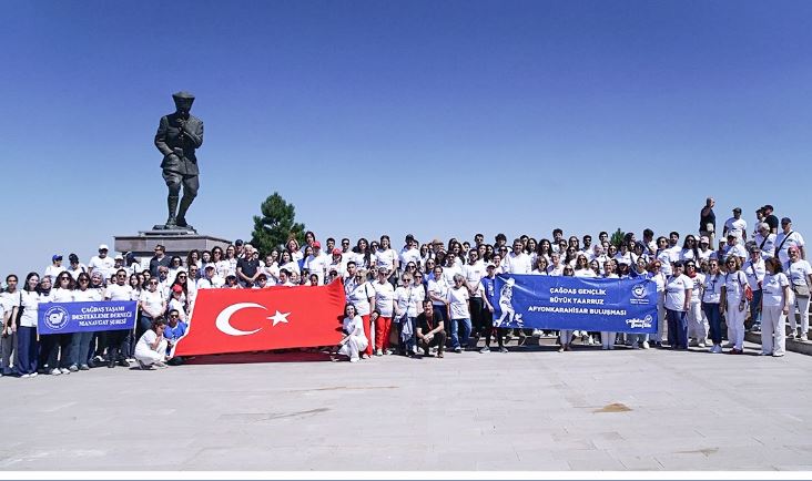 ÇYDD 4. Geleneksel Büyük Taarruz Afyonkarahisar Buluşması Gençlerin Katılımıyla Gerçekleştirildi