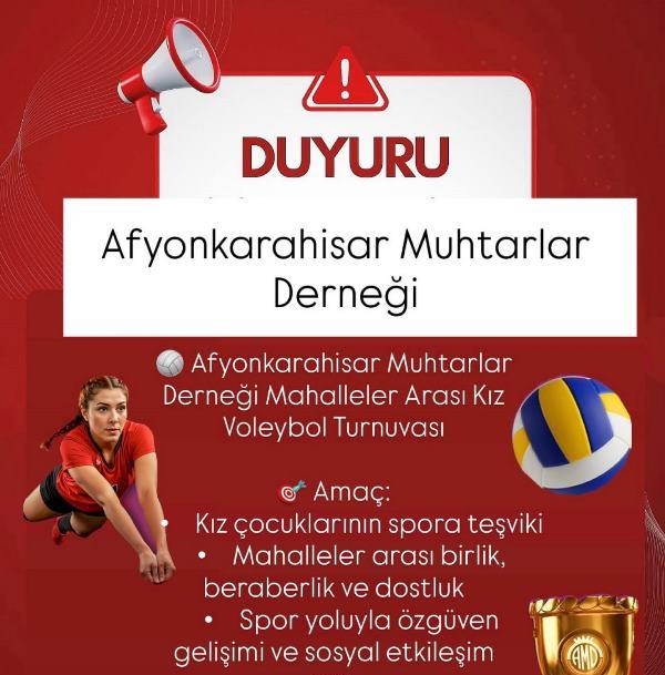 Mahalleler Arası Kız Voleybol Turnuvası Başlıyor!