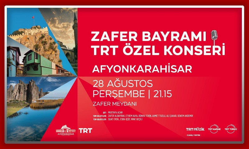 TRT Sanatçıları Afyonkarahisar’a Geliyor