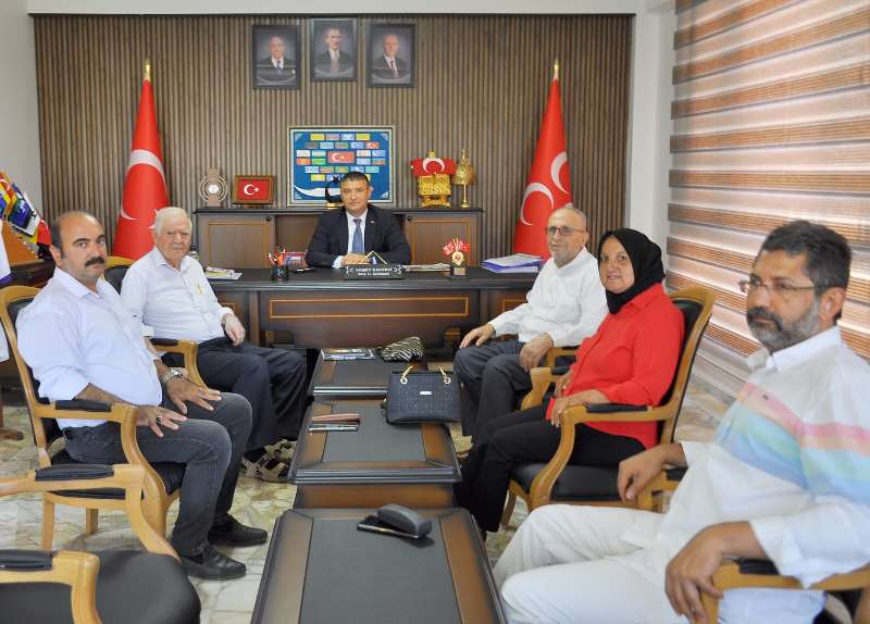 Yazarlar Derneği’nden MHP İl Başkanlığı’na Nezaket Ziyareti