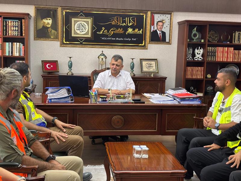 Ankara-İzmir YHT Hattı Şantiye Temsilcilerinden Başkan Koyuncu’ya Ziyaret