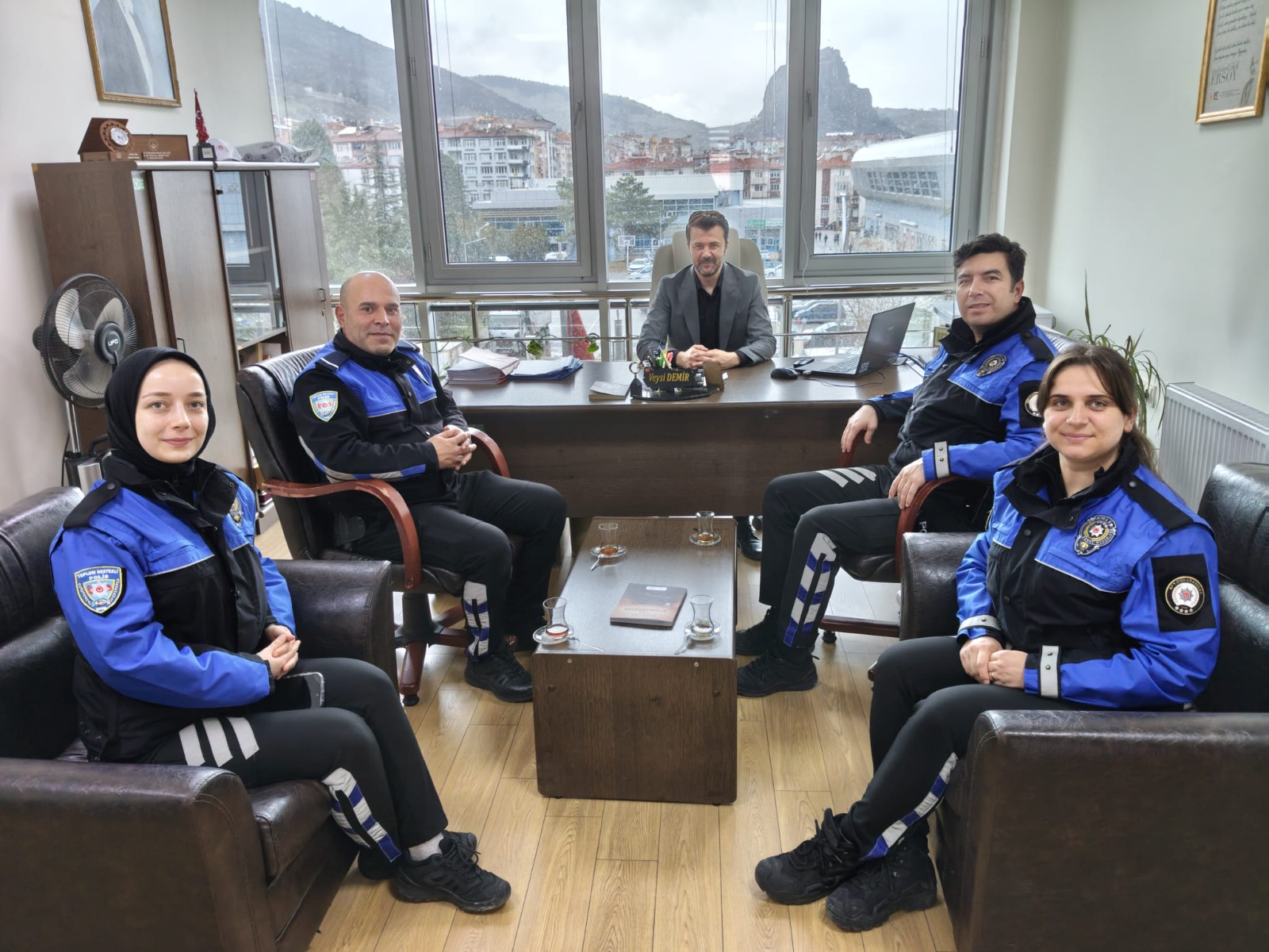 Afyonkarahisar Emniyetinden Kamu Kurumlarına Koordinasyon Ziyareti