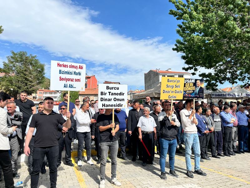 Dinar’da Gövde Gösterisi: Yerel Yönetim ve İktidar Gücü Birleşti