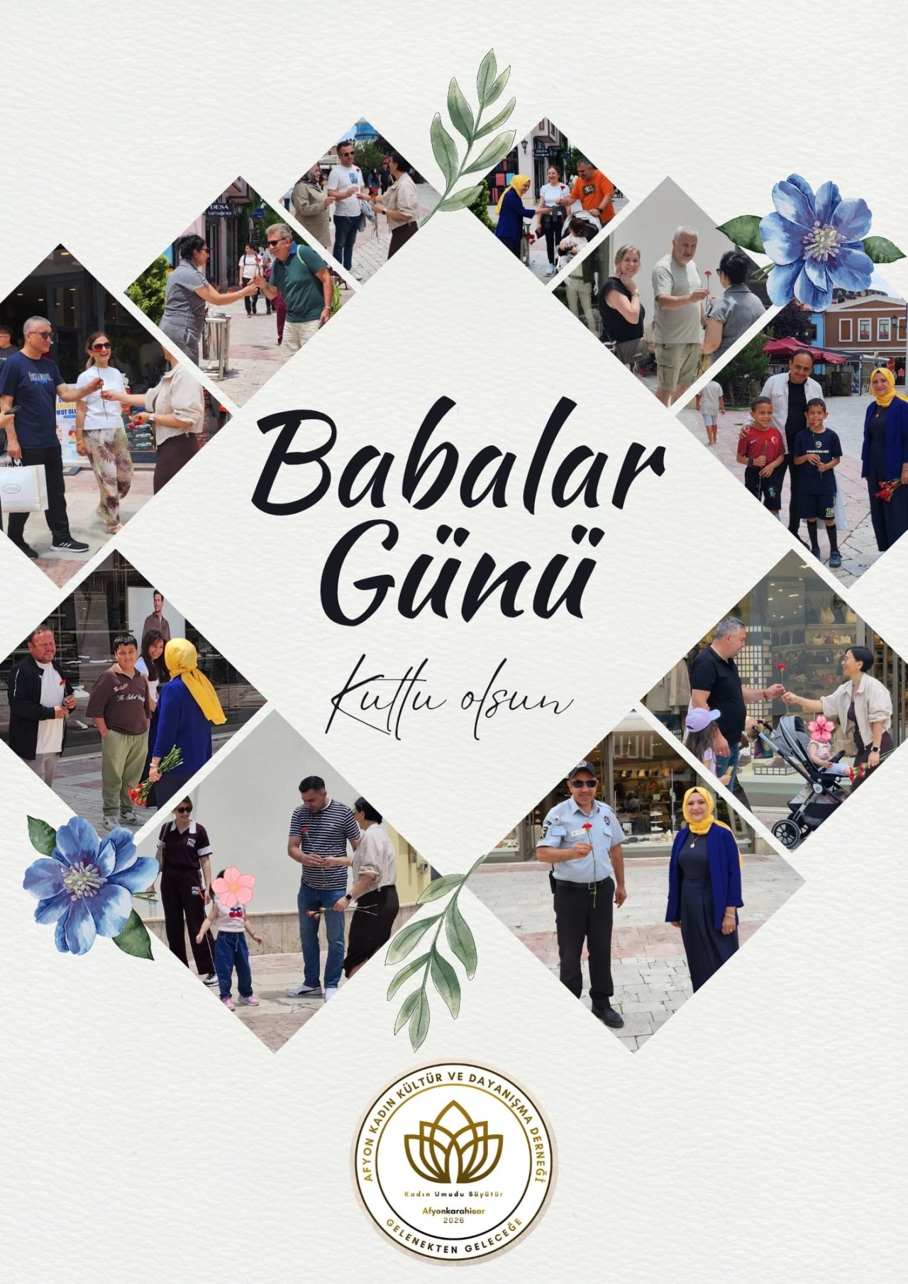 Afyon Kadın Kültür Ve Dayanışma Derneği’nden Babalar Günü’nde Anlamlı Ziyaret