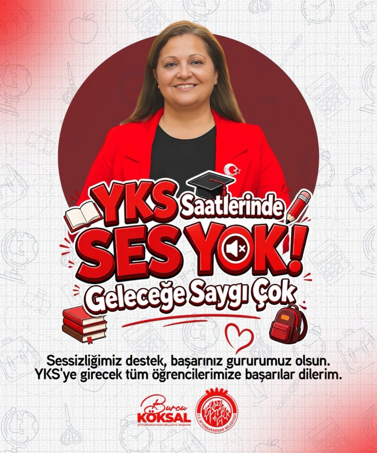 Başkan Köksal’dan YKS Mesajı: “Tüm Öğrencilerimize Başarılar”