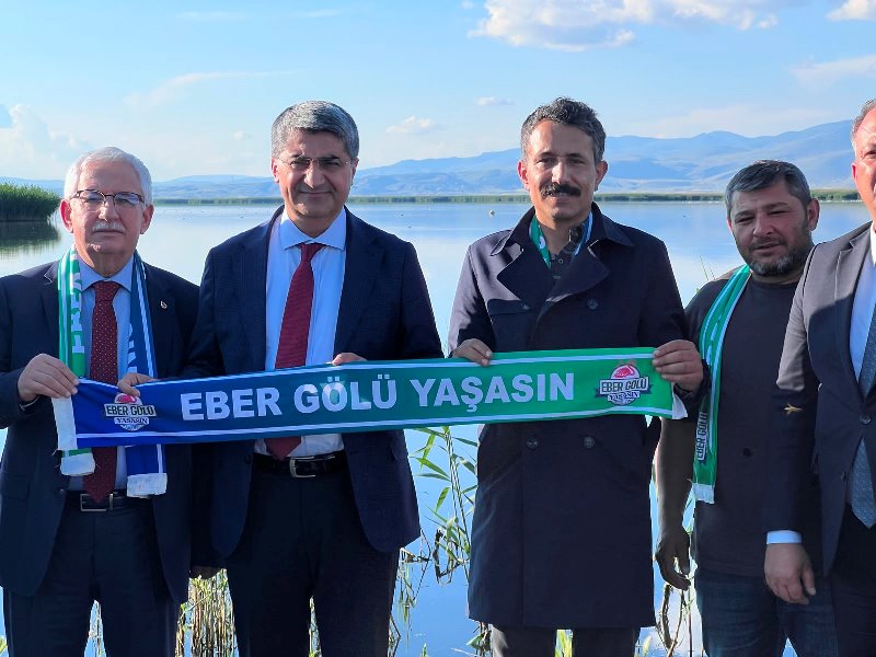 DEVA Partisi Heyetinden Eber Gölü'ne Destek