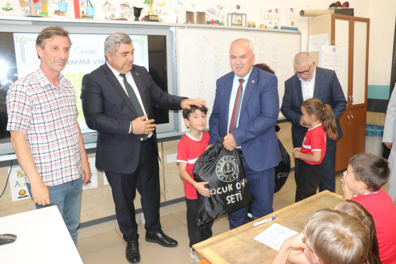 Müdür Sünnetci’den Hoca Ahmet Yesevi İlkokulu’na Ziyaret