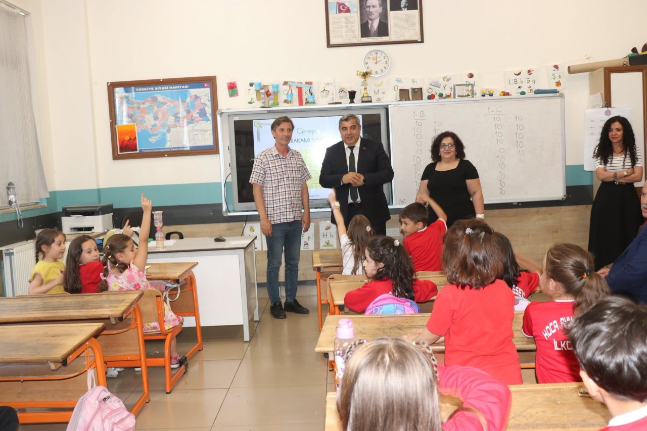 Müdür Sünnetci’den Hoca Ahmet Yesevi İlkokulu’na Ziyaret