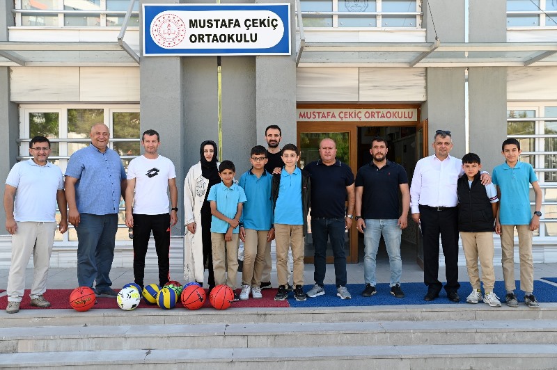Okullara Spor Desteği Başladı