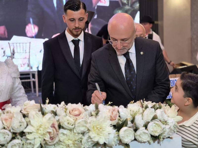 Turgay Şahin Genç Çiftin Nikâh Şahidi Oldu