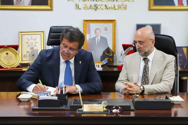 Zeybekci AK Parti Afyonkarahisar İl Başkanlığı’nı Ziyaret Etti