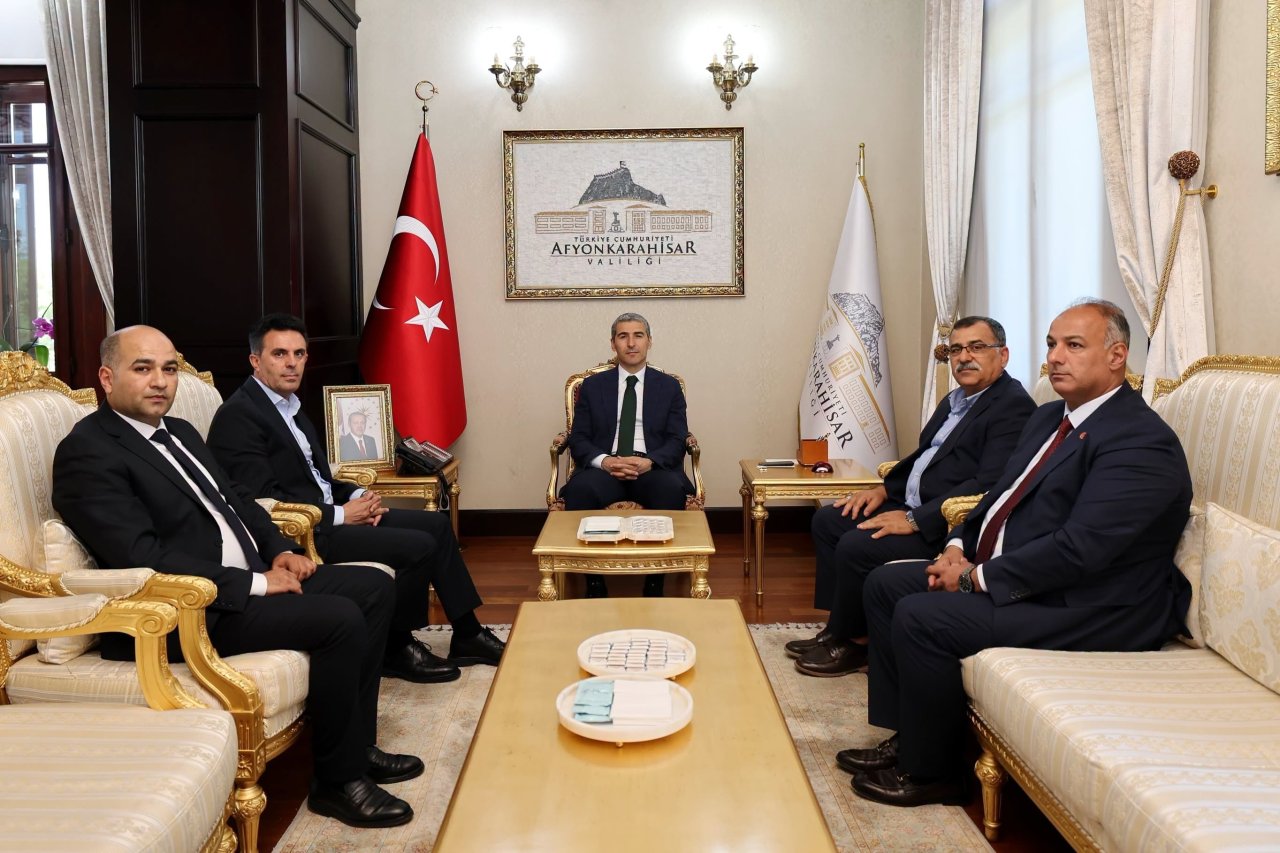 Afyonkarahisar Valisi Dr. Naci Aktaş'a Nezaket Ziyaretleri