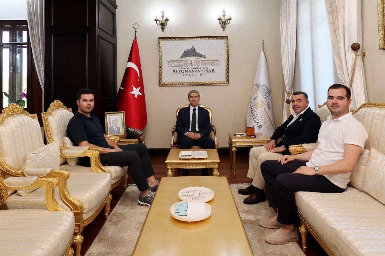 Afyonkarahisar Valisi Dr. Naci Aktaş'a Nezaket Ziyaretleri