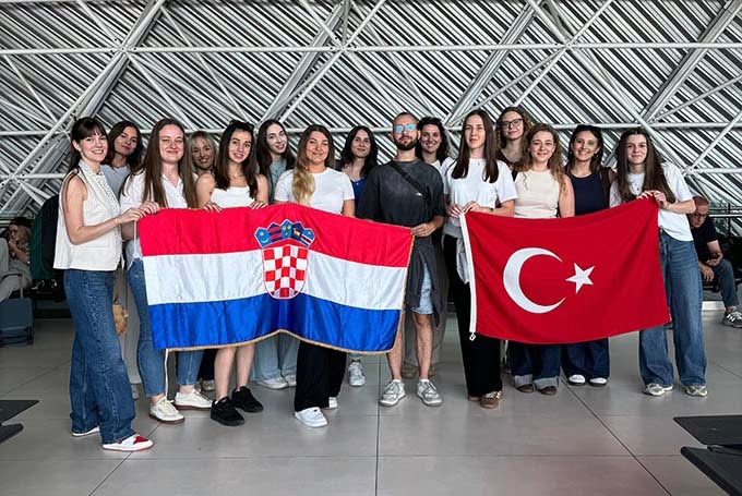 AKÜ, Hırvatistan'dan Gelen Türkoloji Öğrencilerine Kapılarını Açtı!