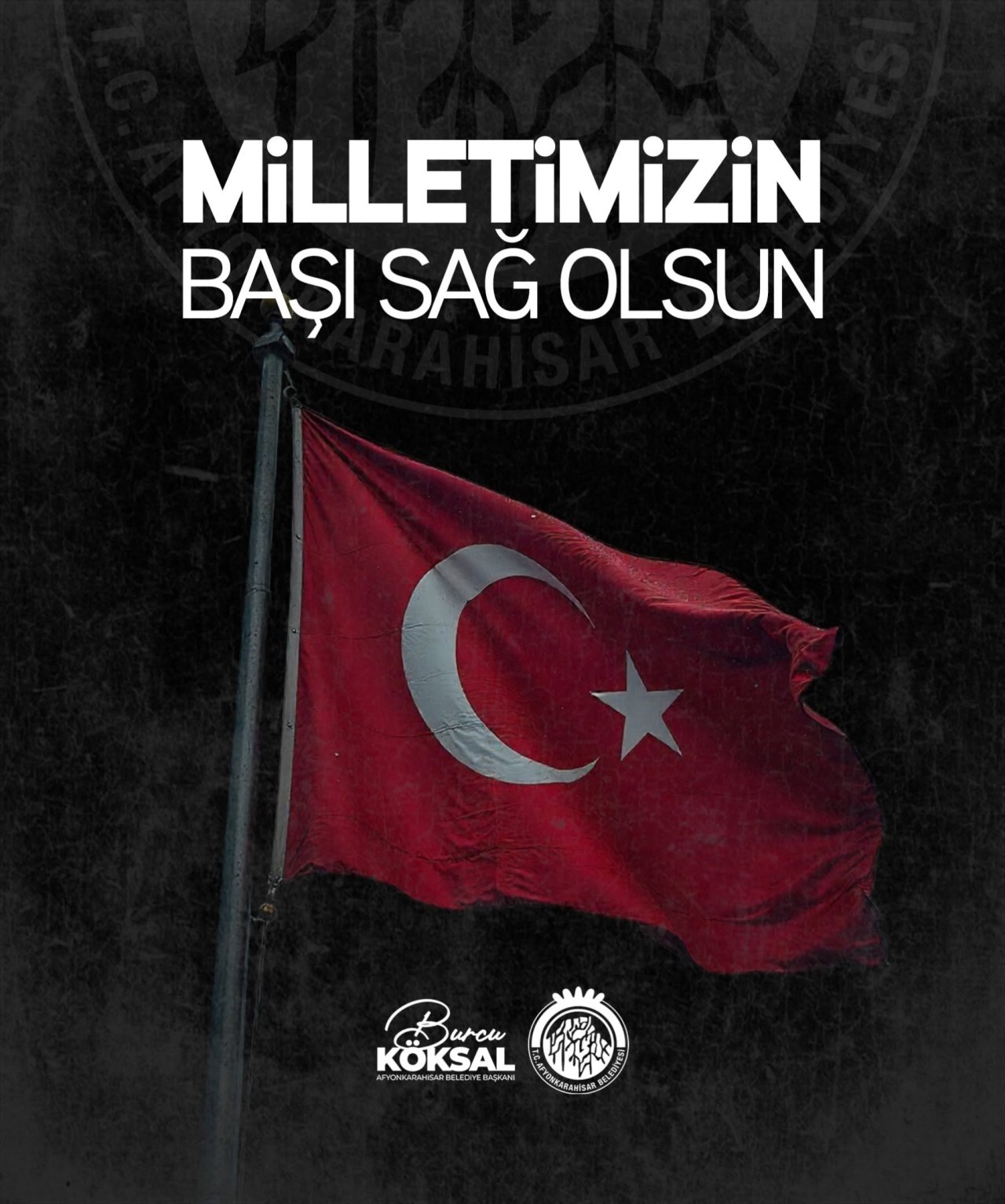 Başkan Köksal'dan Şehit Jandarma Mehmet Demirbaş İçin Taziye Mesajı