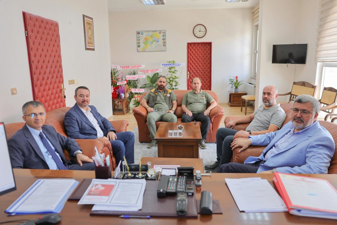 Sandıklı'da Yeni Cumhuriyet Başsavcısı Celal Kaplan'a Hayırlı Olsun Ziyareti