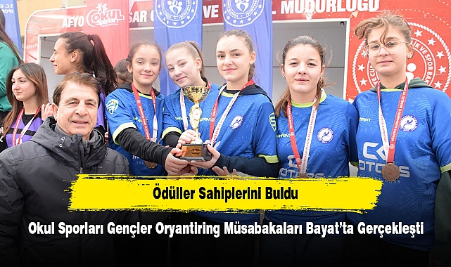 Okul Sporları Gençler Oryantiring Müsabakaları Bayat’ta Gerçekleşti