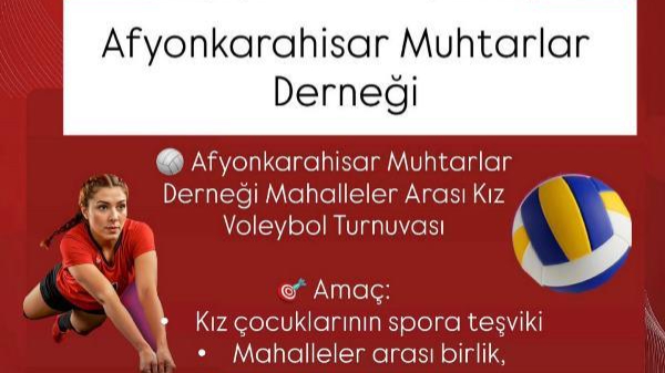 Mahalleler Arası Kız Voleybol Turnuvası Başlıyor!