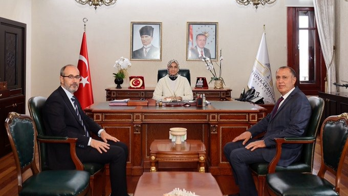 Vali Yiğitbaşı’na Müdür Öztürk ve Başhekim Acar’dan Ziyaret