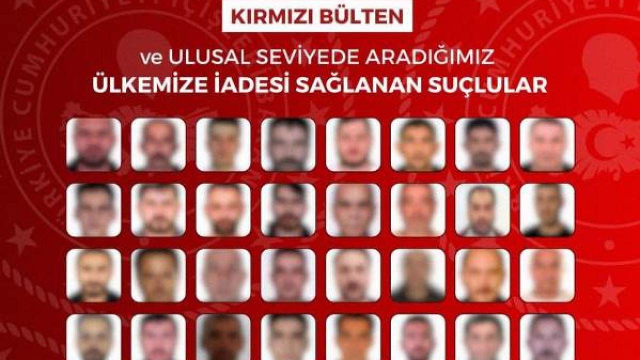 10 Ülkeden 72 Firari Türkiye’ye Getirildi