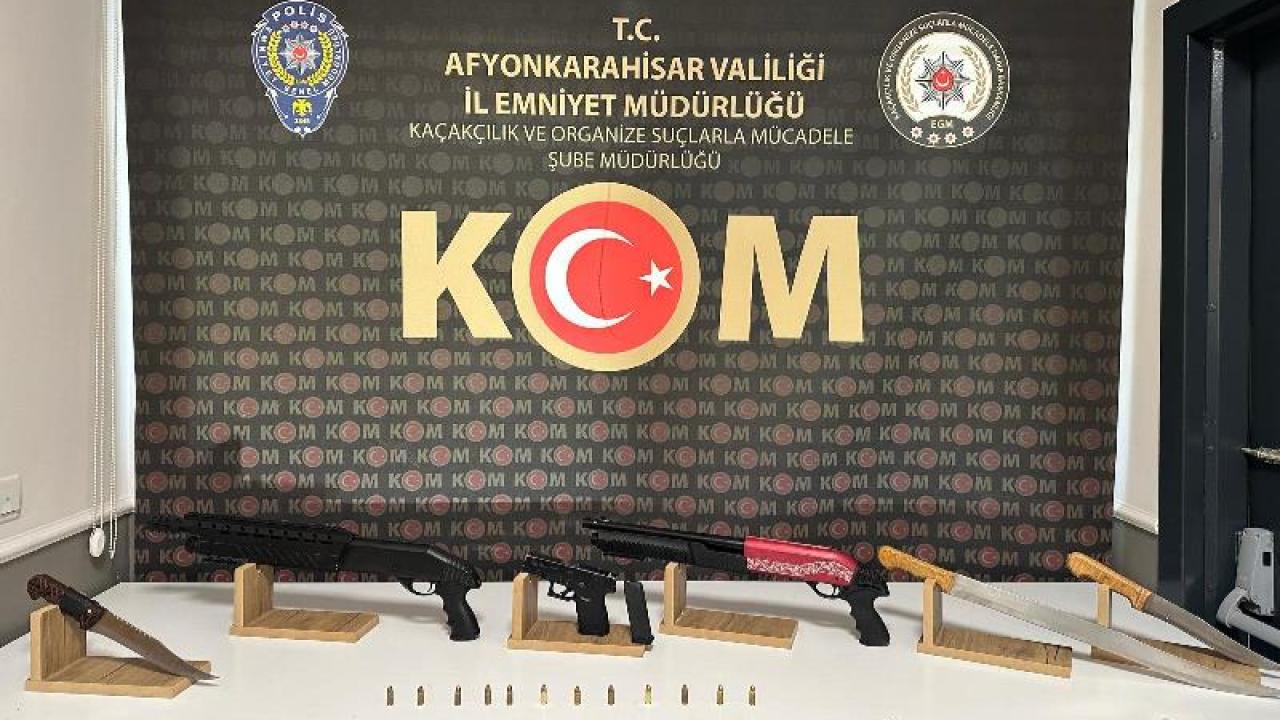 Afyon’da “Glock” İsmiyle Korku Salan Çeteye Şafak Operasyonu!