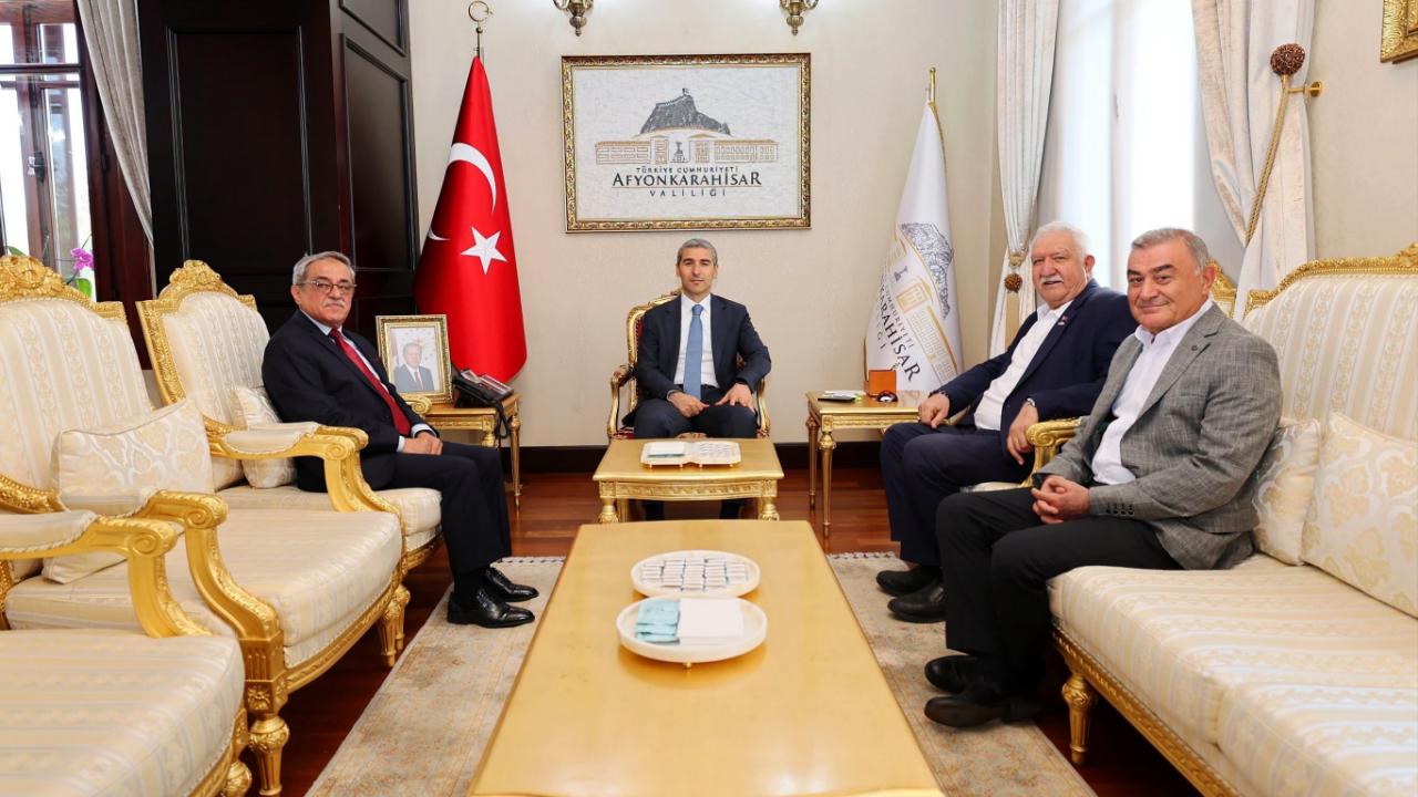 Afyonkarahisar Valisi Aktaş’a TÜBİTAK Ve STK Temsilcilerinden Ziyaret