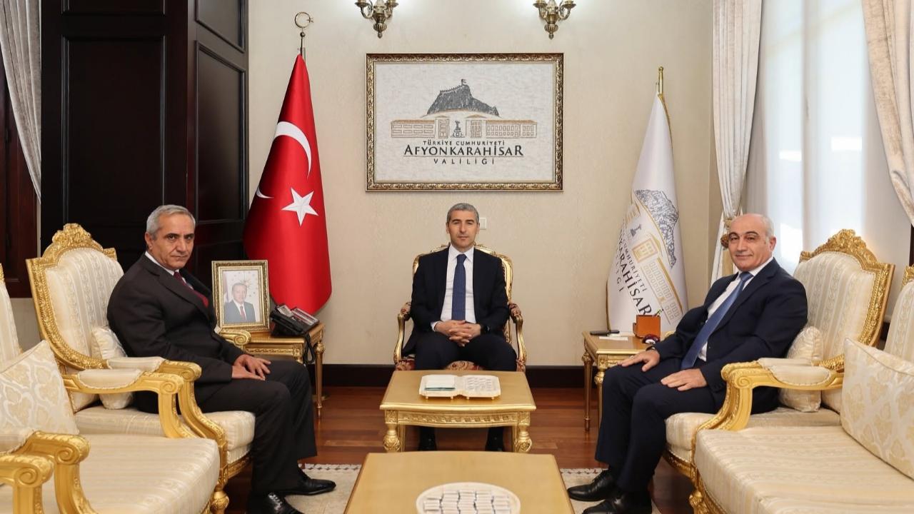 Afyonkarahisar Valisi Aktaş’tan, DMO ve ATSO Heyetine Kabul