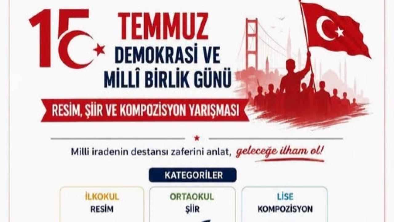 Afyonkarahisar’da 15 Temmuz Anısına Resim, Şiir ve Kompozisyon Yarışması Düzenleniyor