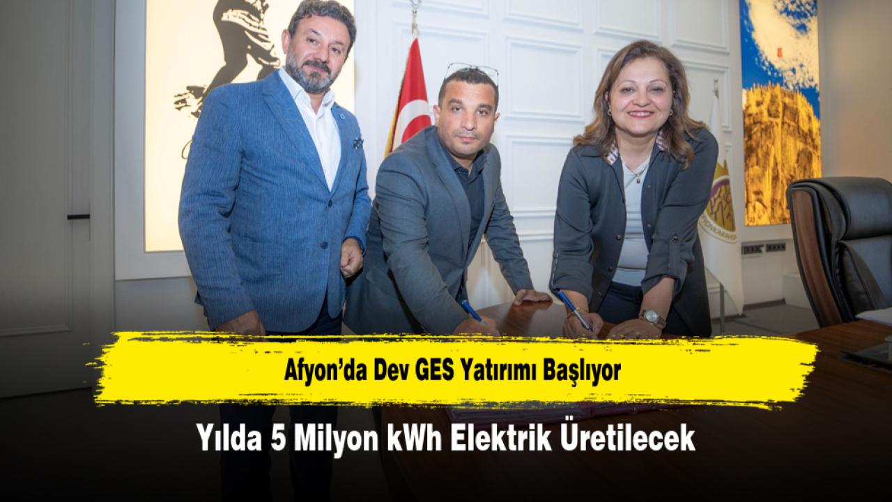 Afyonkarahisar’da 3 MW’lık GES Projesi İçin İmzala