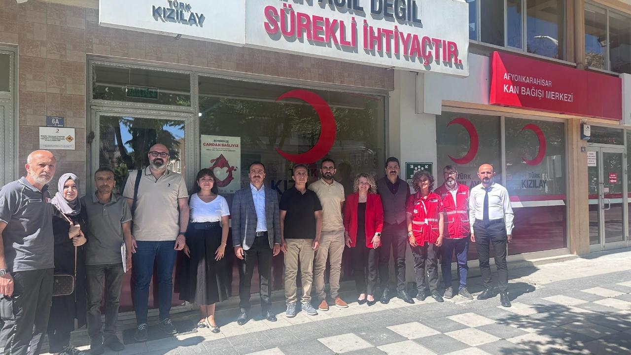 Afyonkarahisar’da Kızılay Şubesine Sağlık Denetimi