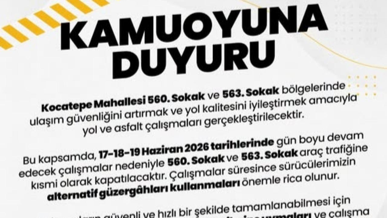 Afyonkarahisar'da O Mahallede Yollar Kapatılıyor! Belediye Harekete Geçti