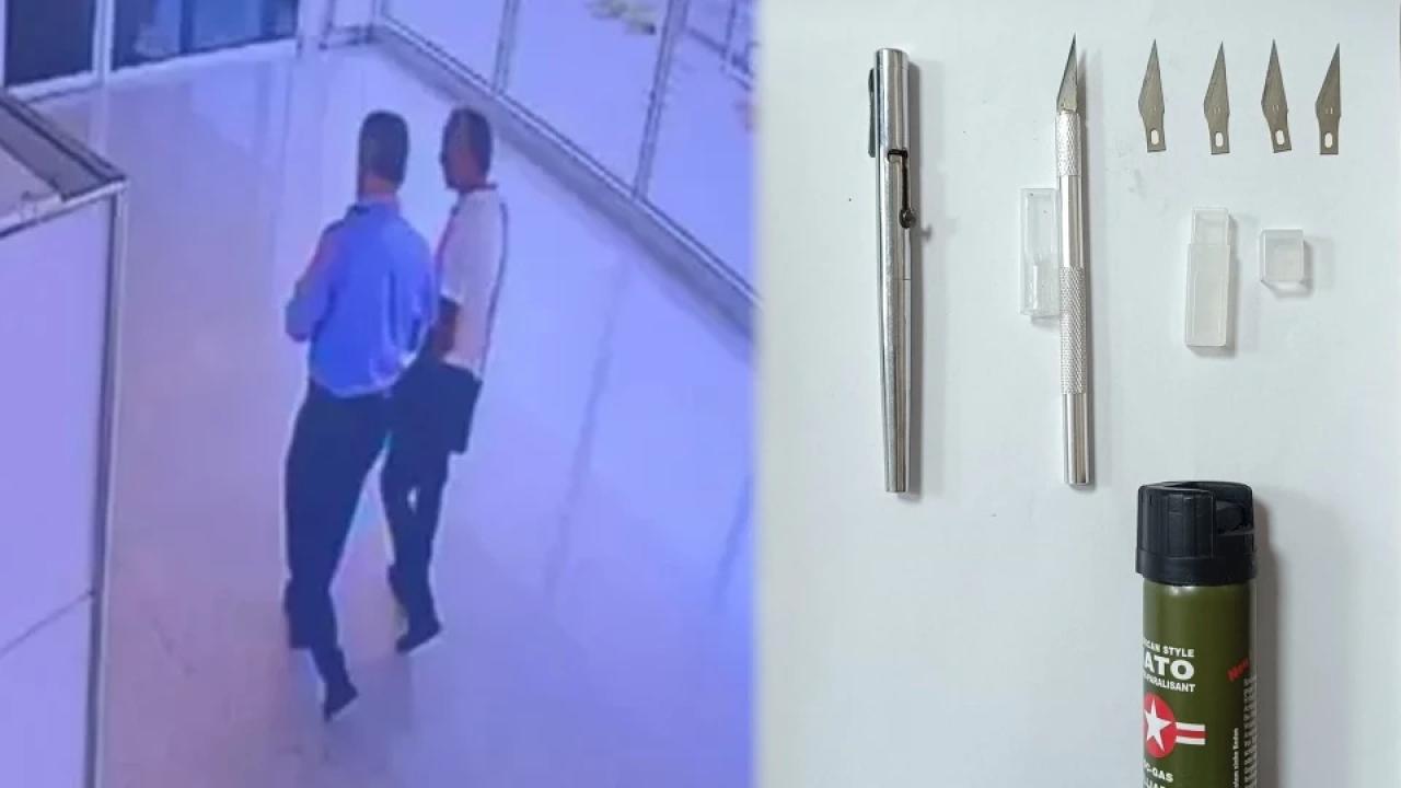 Bakırköy Adliyesi'ne Mini Cephanelikle Girmeye Çalışıyordu Yakalandı!