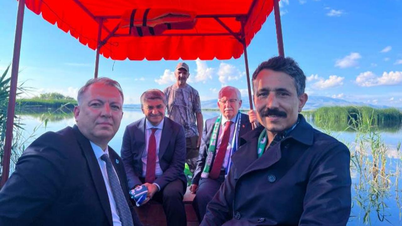 DEVA Partisi Heyetinden Eber Gölü'ne Destek