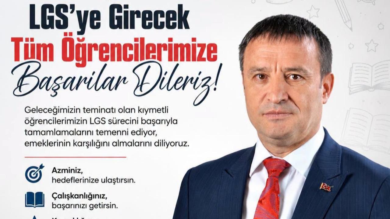 MHP Afyonkarahisar İl Başkanı Ahmet Kahveci’den LGS Öğrencilerine Başarı Mesajı
