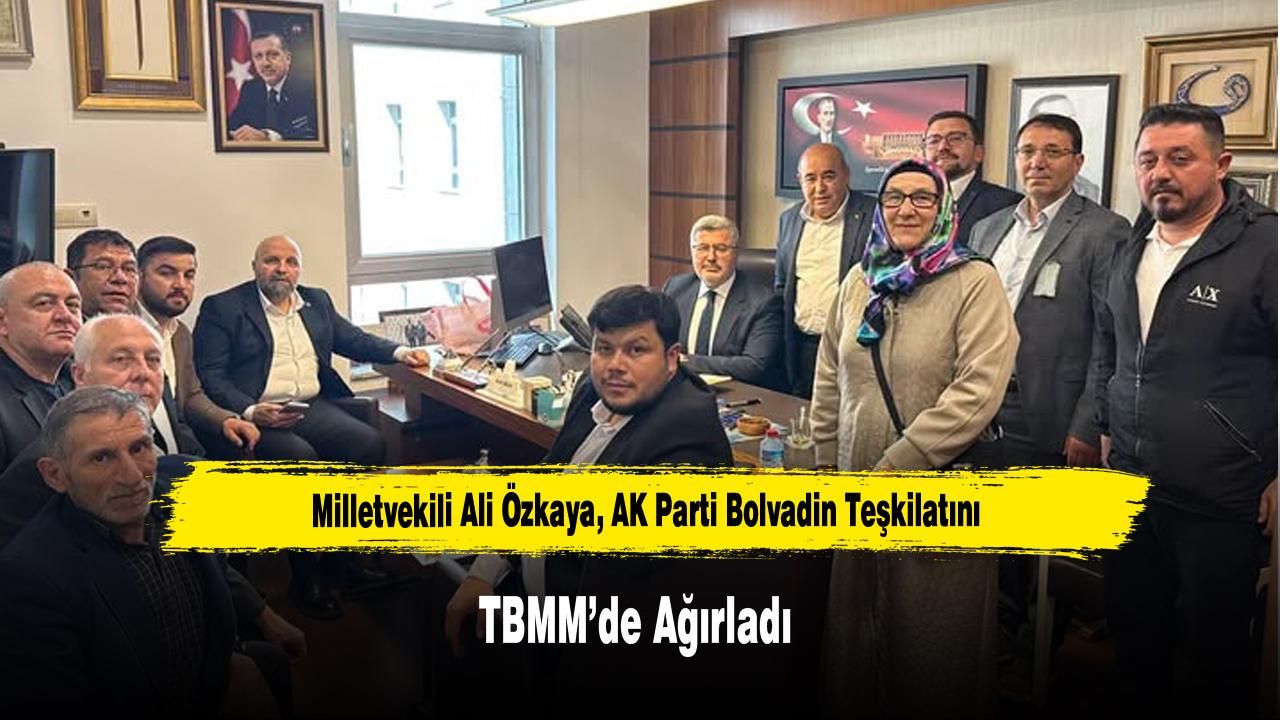 Milletvekili Ali Özkaya, AK Parti Bolvadin Teşkilatını TBMM’de Ağırladı