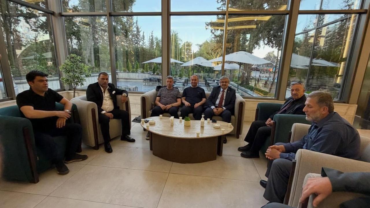 Milletvekili Yurdunseven ve Afyonlu İş İnsanları Şam’da Temaslarda Bulundu