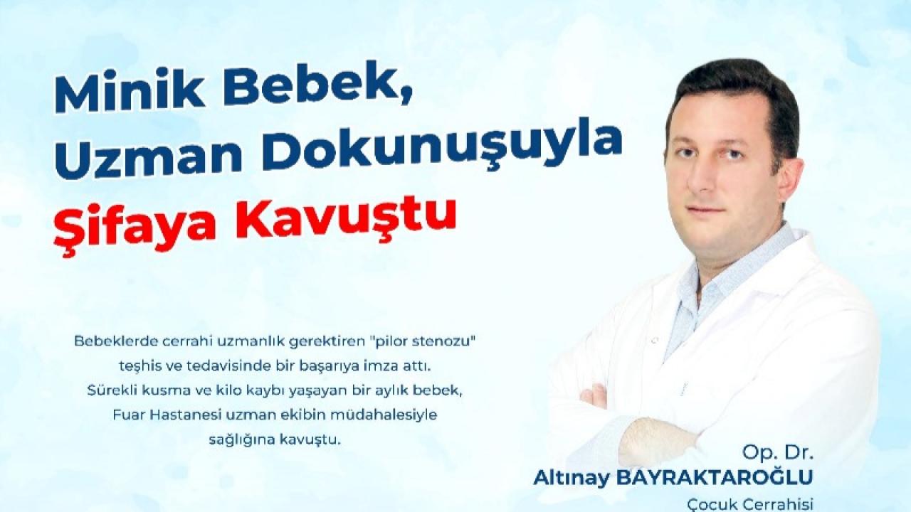 Minik Bebek, Uzman Dokunuşuyla Şifaya Kavuştu