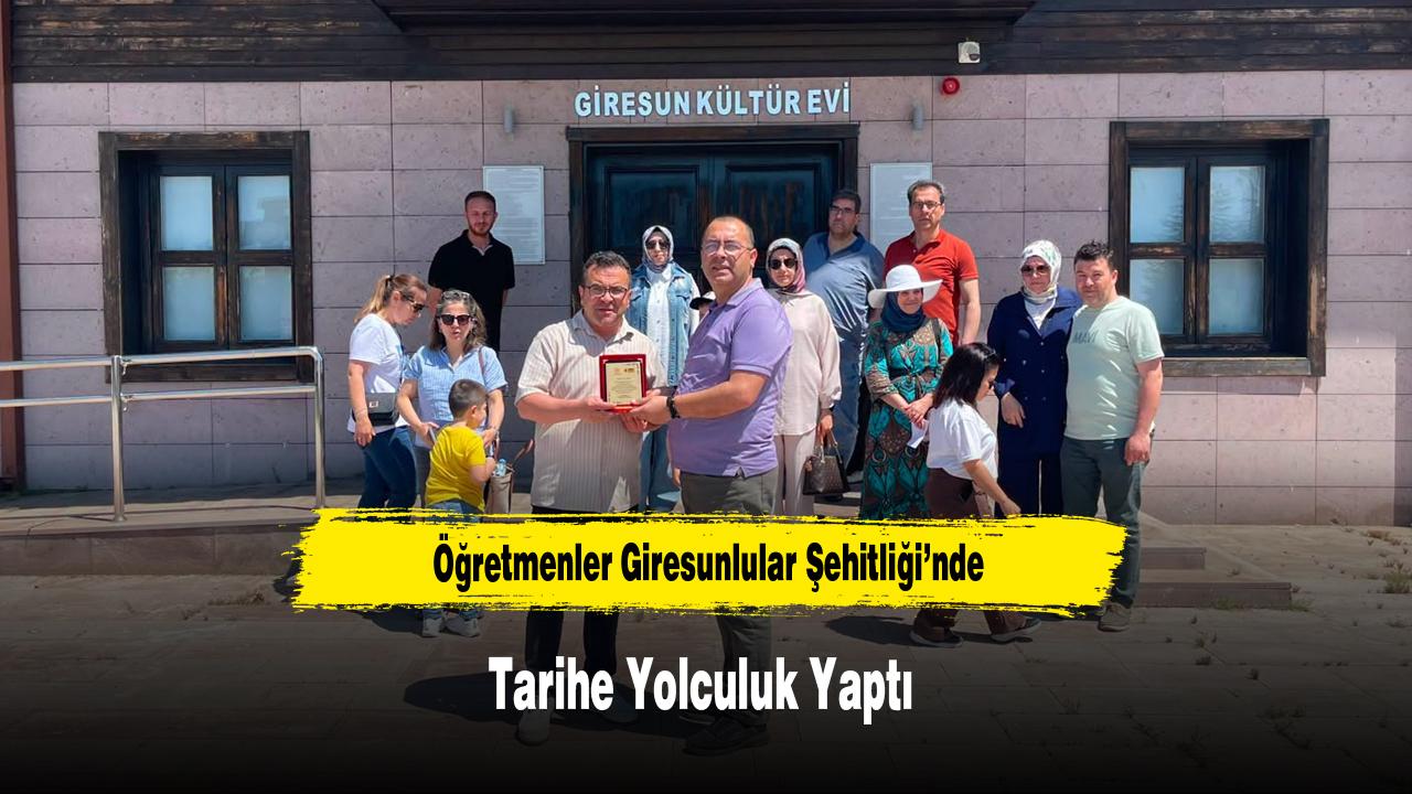 Öğretmenler Giresunlular Şehitliği’nde Tarihe Yolculuk Yaptı
