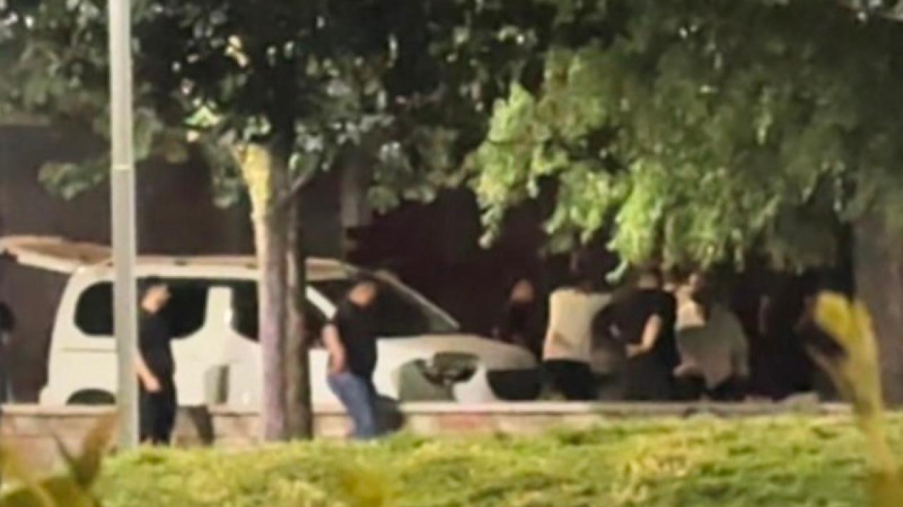 Parkta Çıkan Kavgada Tekme Tokatlar Havada Uçuştu