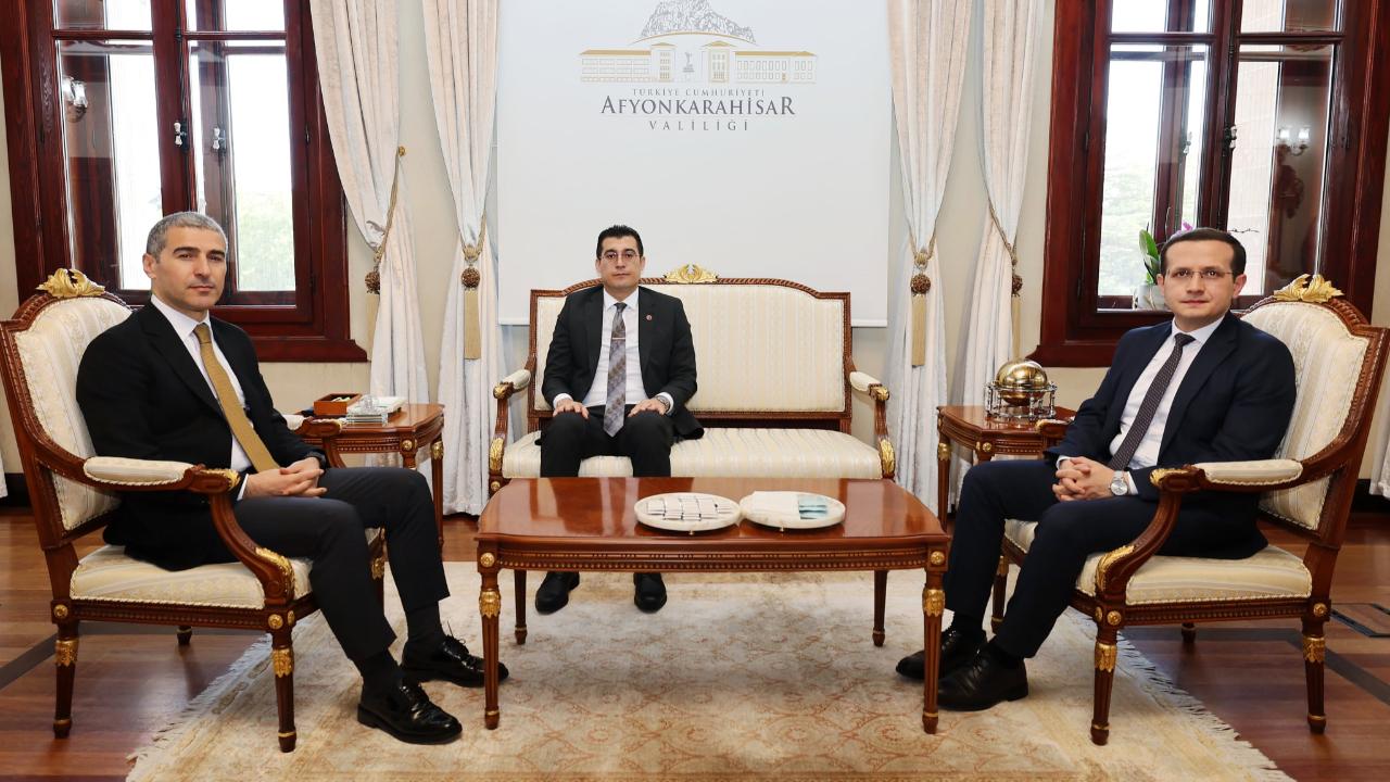 Sandıklı ve Dinar Başsavcılarından Vali Aktaş’a Veda Ziyareti