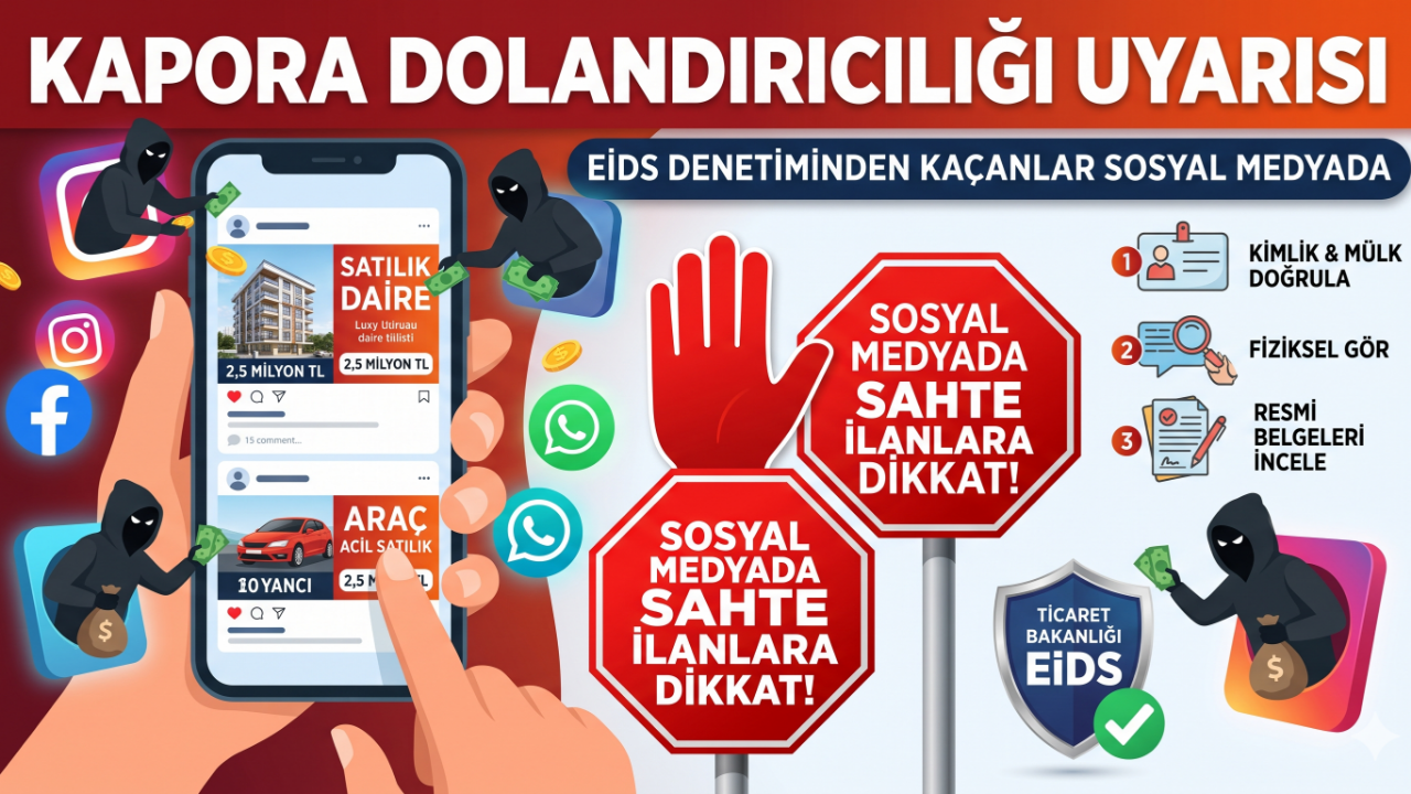 Sosyal Medyada Sahte Konut ve Araç İlanlarına Dikkat