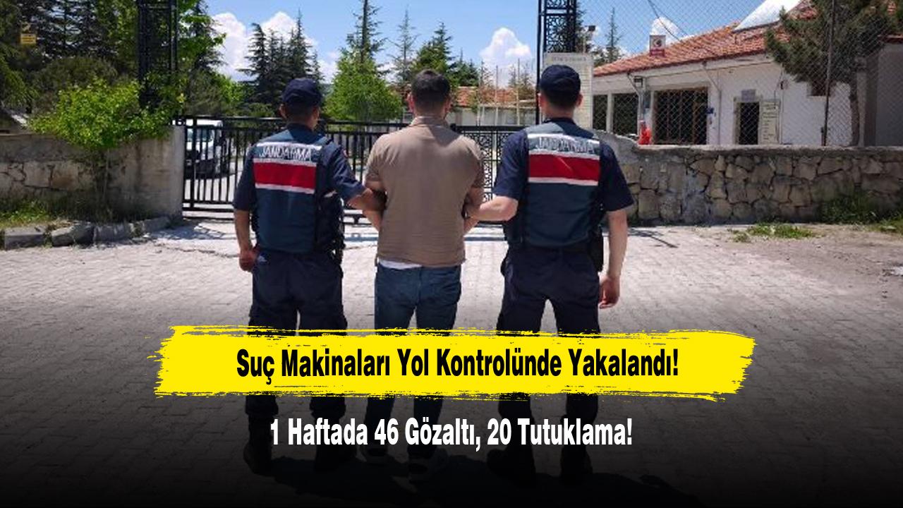 Suç Makinaları Yol Kontrolünde Yakalandı!