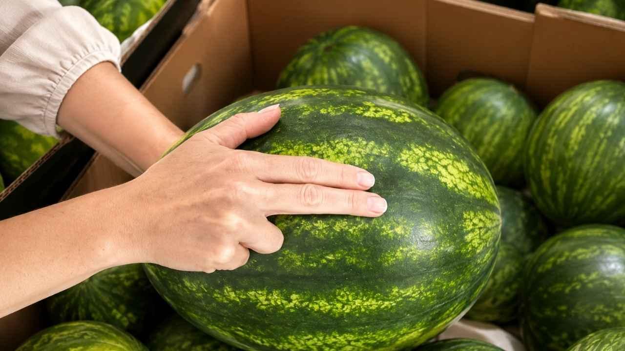 Tatlı ve sulu karpuzun sırrı ortaya çıktı! Çiftçilerin kullandığı iki parmak yöntemi