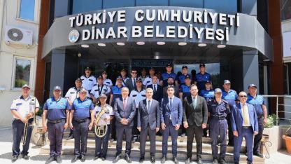 Vali Dr. Naci Aktaş’tan Dinar Belediyesi’ne Ziyaret