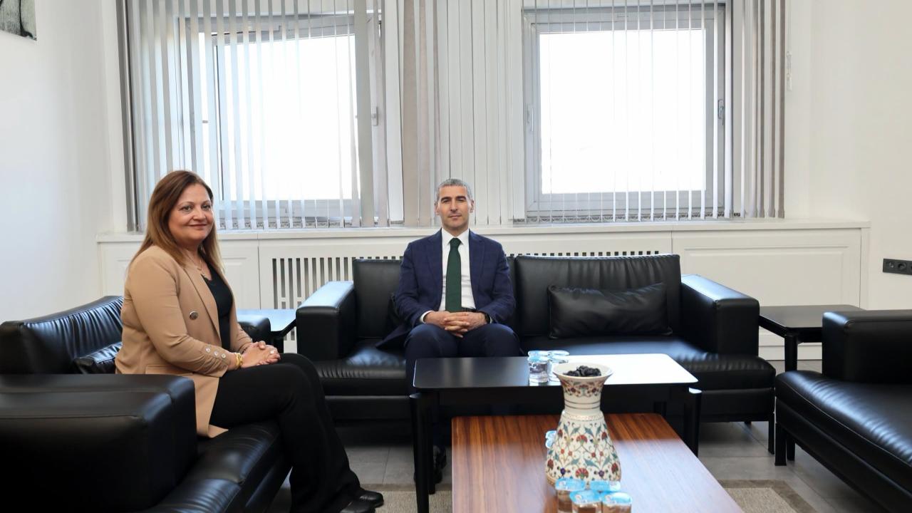 Vali Naci Aktaş’tan Burcu Köksal’a İade-i Ziyaret